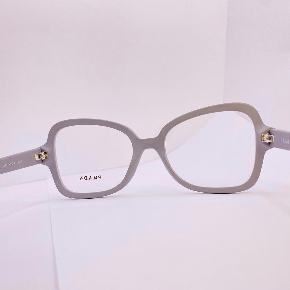 Prada Eyeglasses Frames VPR 25S UFG-1O1 51 [] 18 135 MM Matte Grey Stone - Picture 9 of 9